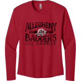 Allegheny Badgers Women's Cotton Relaxed Long Sleeve Tee